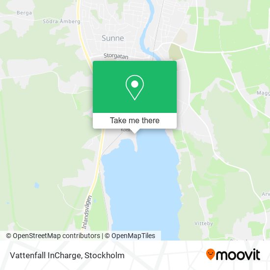 Vattenfall InCharge map