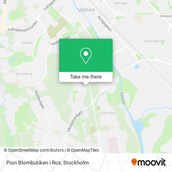 Pion Blombutiken i Ros map