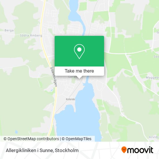 Allergikliniken i Sunne map