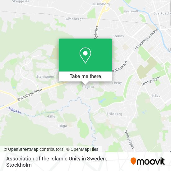 Association of the Islamic Unity in Sweden map