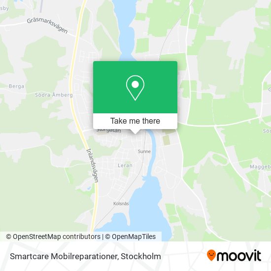 Smartcare Mobilreparationer map