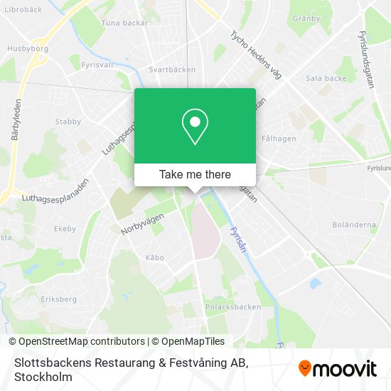 Slottsbackens Restaurang & Festvåning AB map