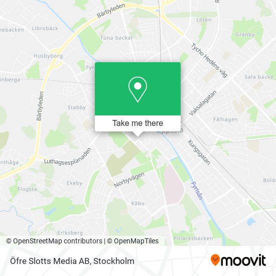 Öfre Slotts Media AB map