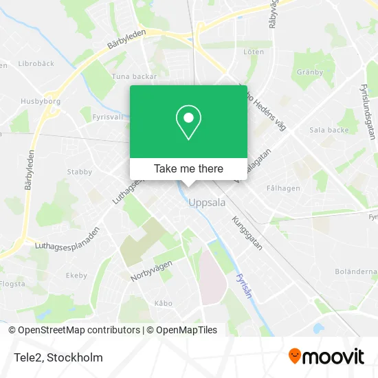 Tele2 map