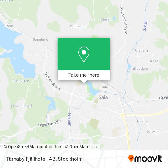 Tärnaby Fjällhotell AB map