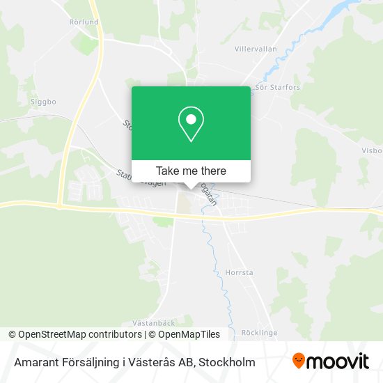 Amarant Försäljning i Västerås AB map