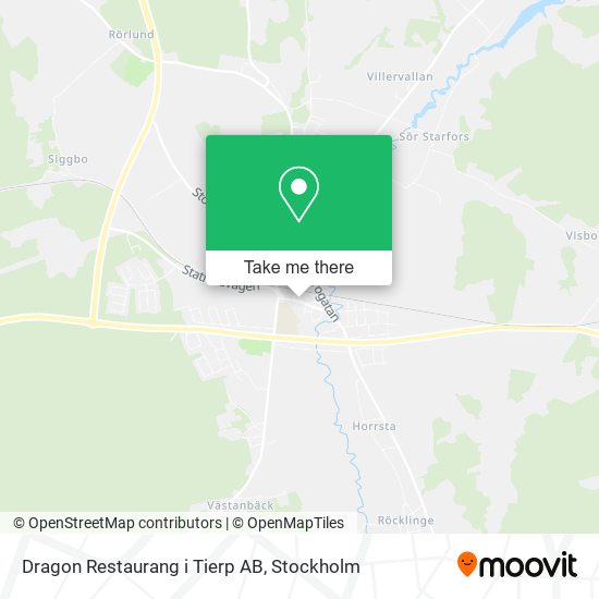 Dragon Restaurang i Tierp AB map