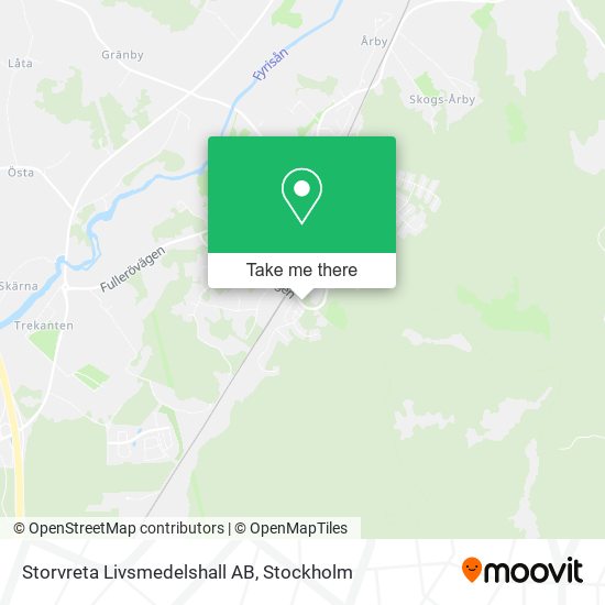Storvreta Livsmedelshall AB map