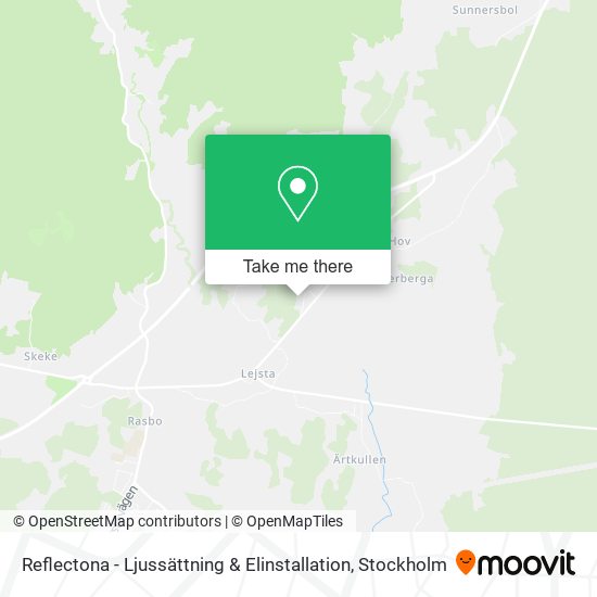 Reflectona - Ljussättning & Elinstallation map