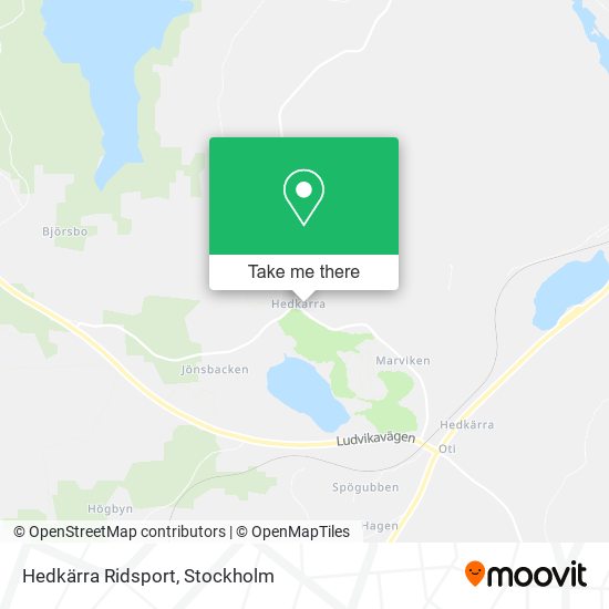 Hedkärra Ridsport map