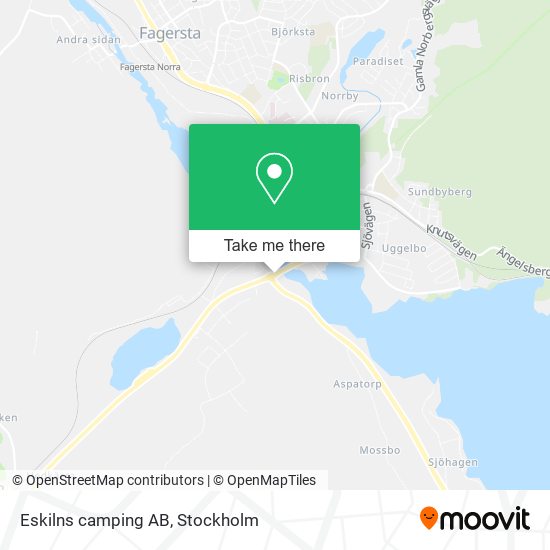 Eskilns camping AB map