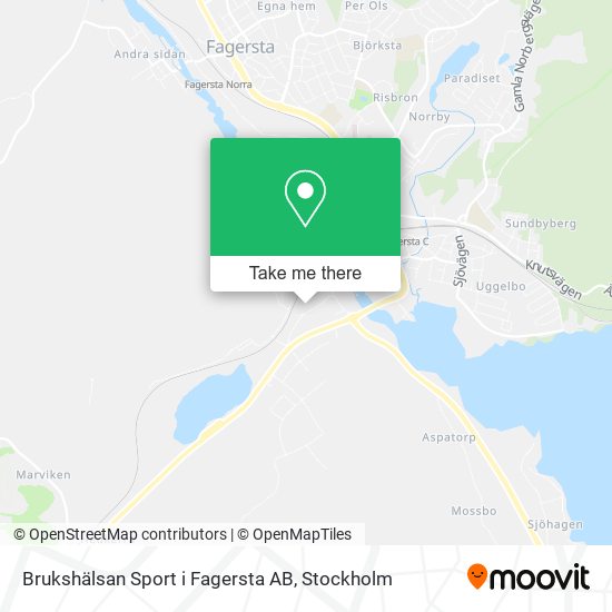 Brukshälsan Sport i Fagersta AB map