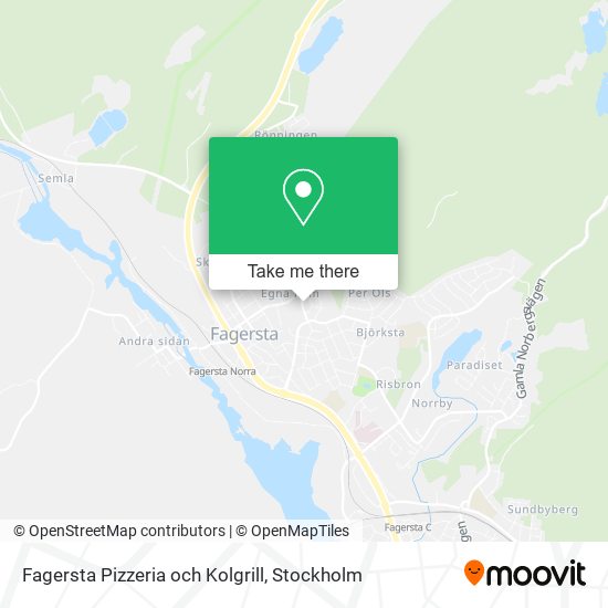 Fagersta Pizzeria och Kolgrill map