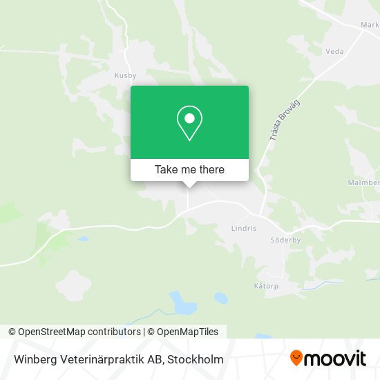 Winberg Veterinärpraktik AB map