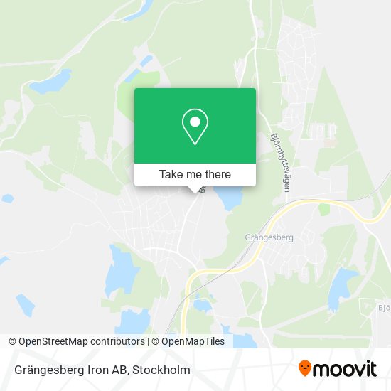 Grängesberg Iron AB map