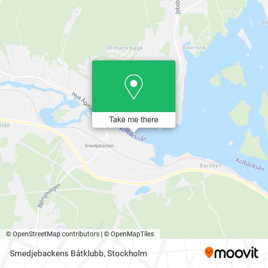 Smedjebackens Båtklubb map