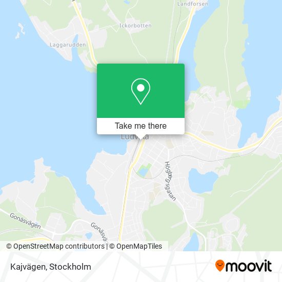 Kajvägen map