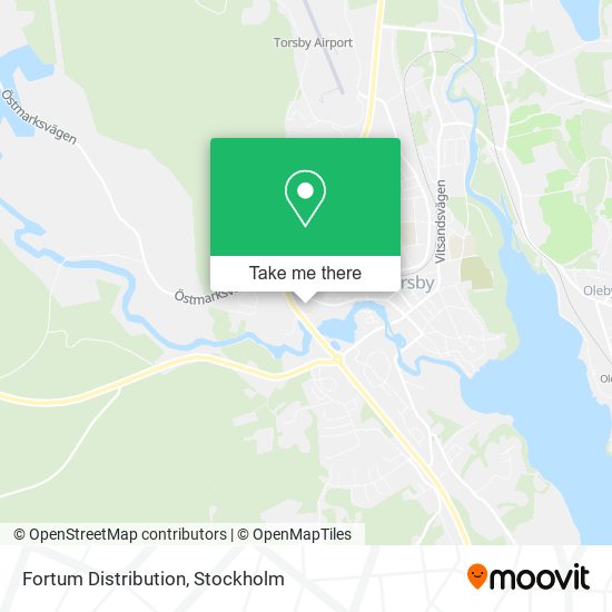 Fortum Distribution map