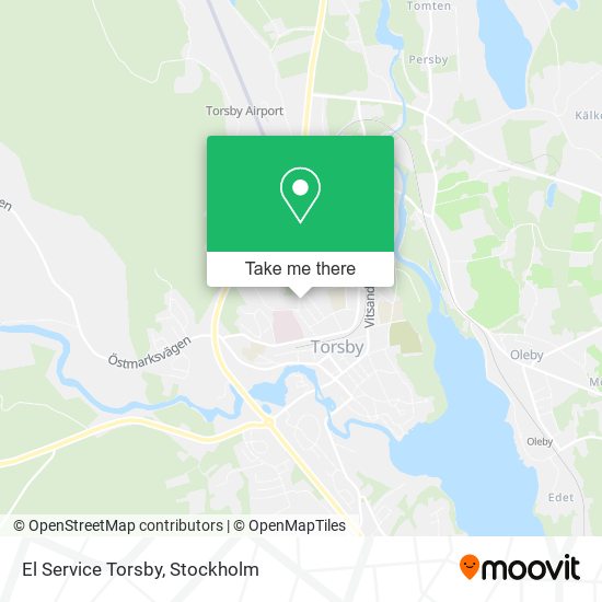 El Service Torsby map