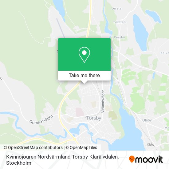 Kvinnojouren Nordvärmland Torsby-Klarälvdalen map