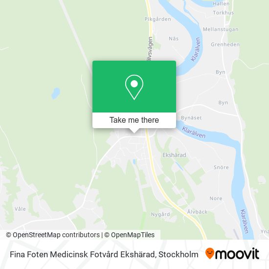Fina Foten Medicinsk Fotvård Ekshärad map