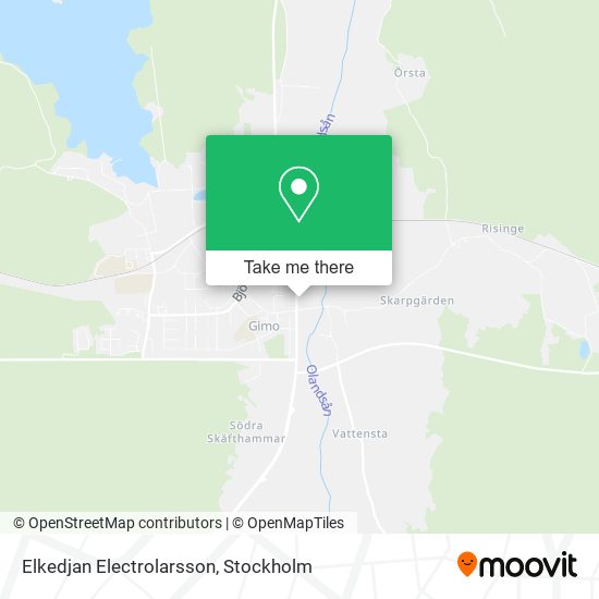 Elkedjan Electrolarsson map