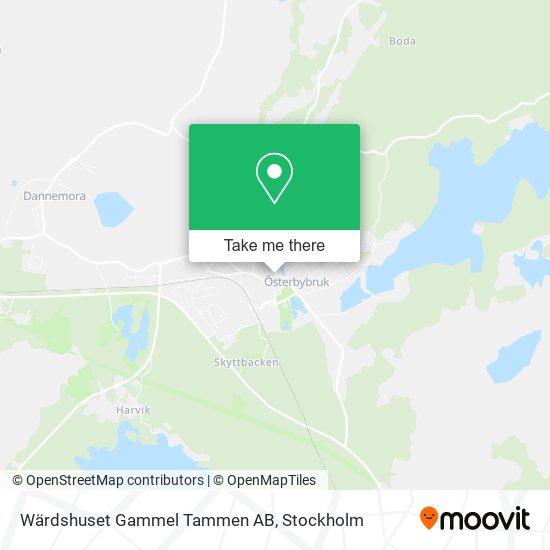 Wärdshuset Gammel Tammen AB map