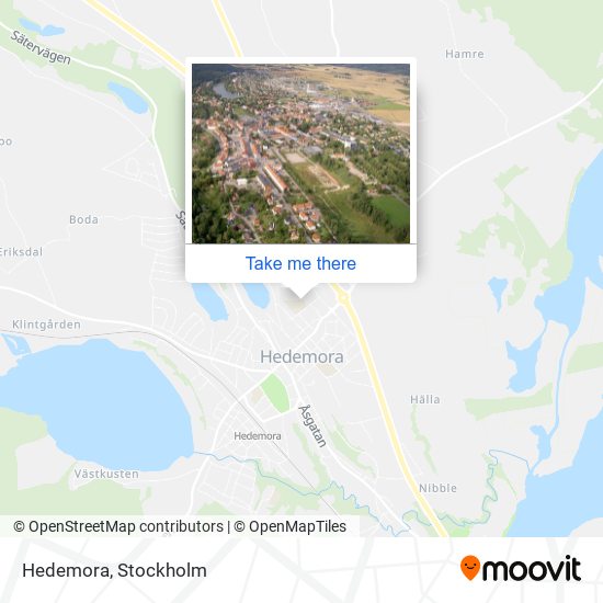 Hedemora map