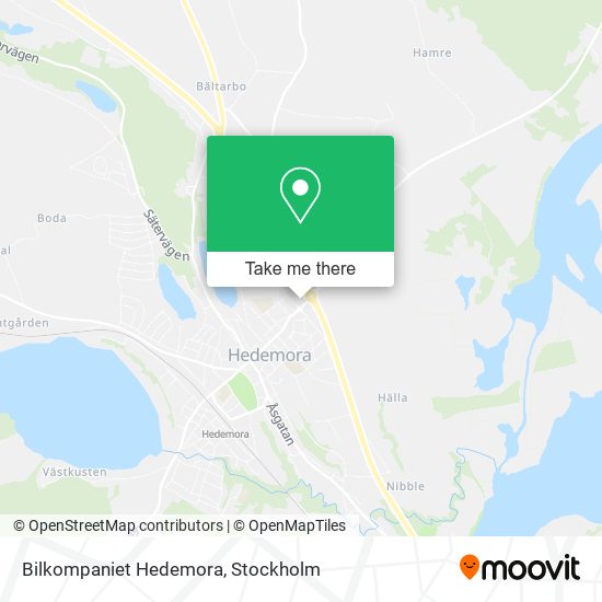 Bilkompaniet Hedemora map