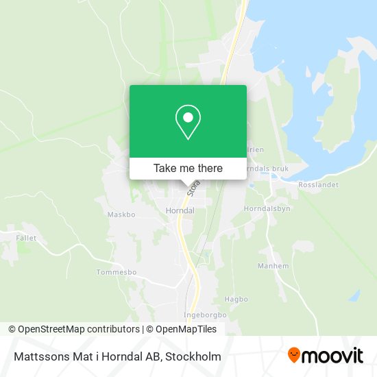 Mattssons Mat i Horndal AB map