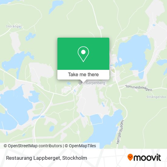 Restaurang Lappberget map