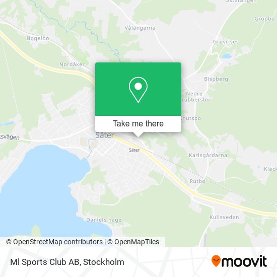 Ml Sports Club AB map