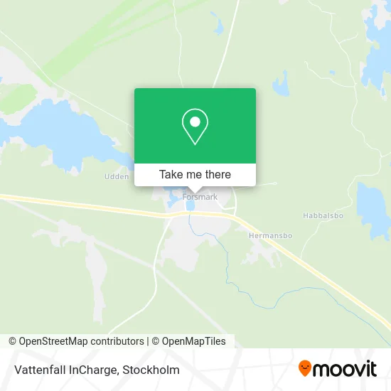 Vattenfall InCharge map