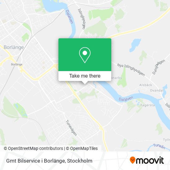 Gmt Bilservice i Borlänge map