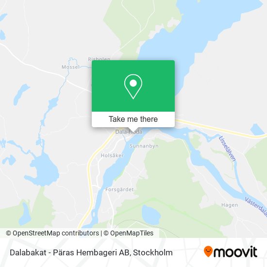 Dalabakat - Päras Hembageri AB map
