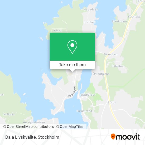 Dala Livskvalité map