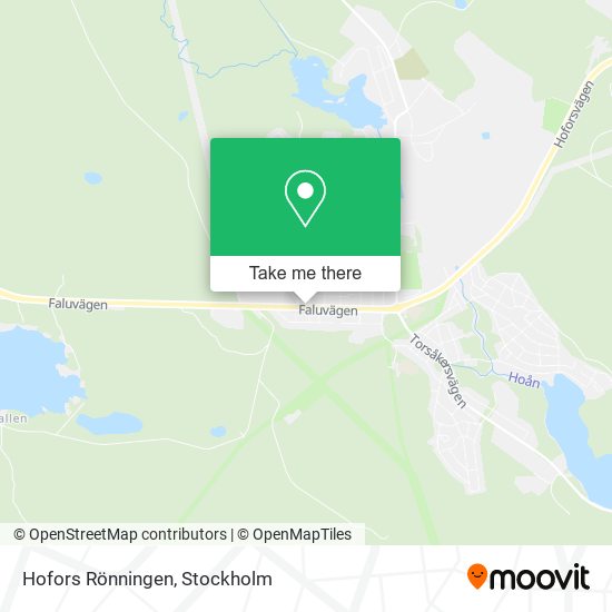 Hofors Rönningen map