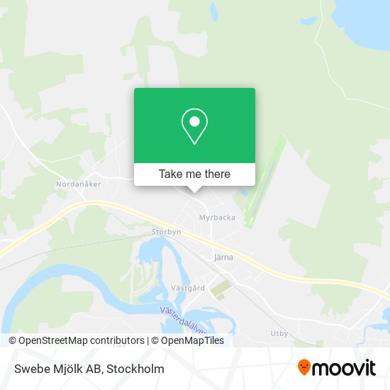 Swebe Mjölk AB map
