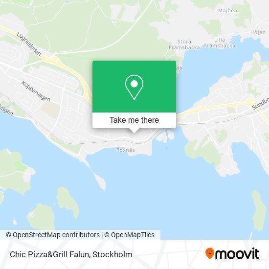 Chic Pizza&Grill Falun map