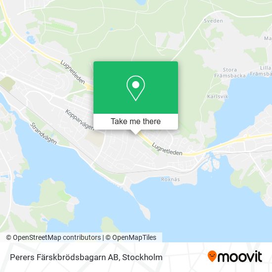 Perers Färskbrödsbagarn AB map