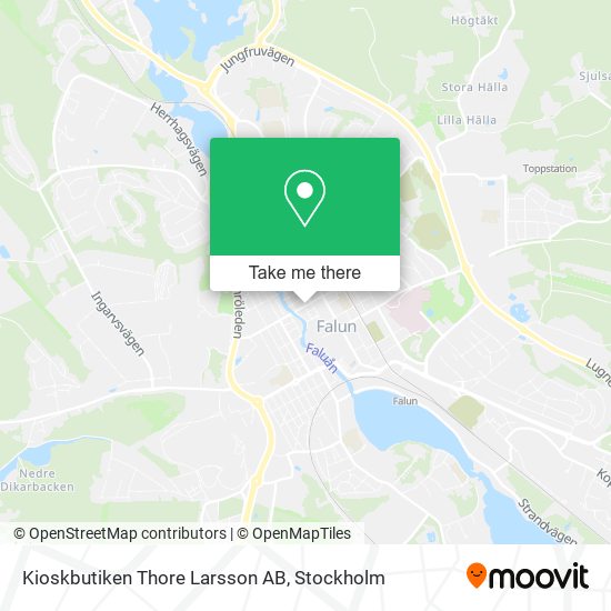 Kioskbutiken Thore Larsson AB map