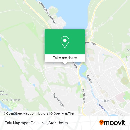 Falu Naprapat Poliklinik map