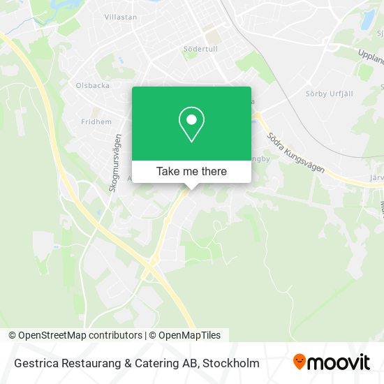 Gestrica Restaurang & Catering AB map