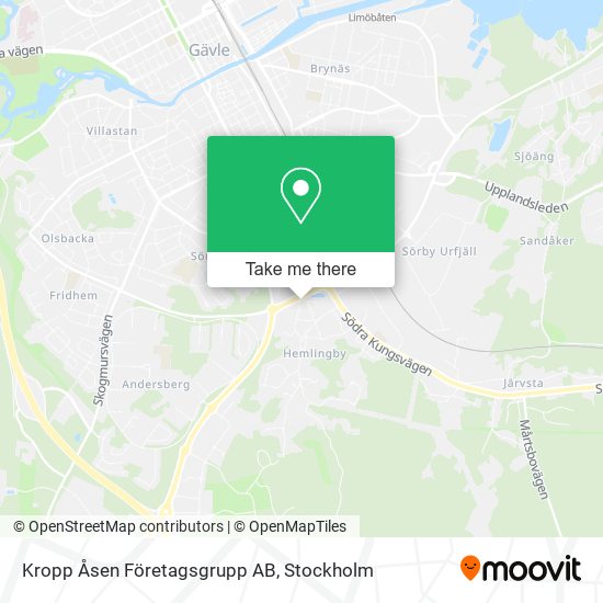 Kropp Åsen Företagsgrupp AB map