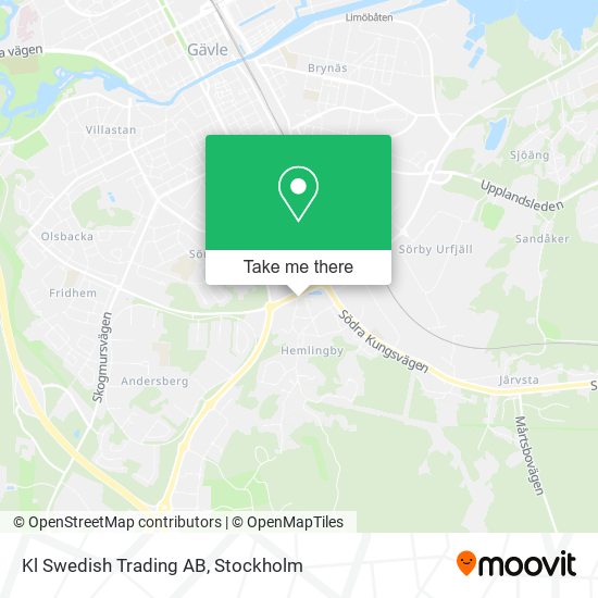 Kl Swedish Trading AB map