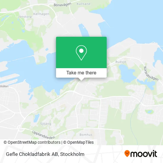 Gefle Chokladfabrik AB map