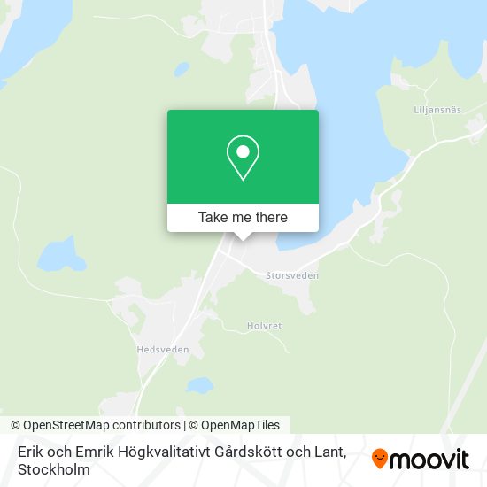 Erik och Emrik Högkvalitativt Gårdskött och Lant map