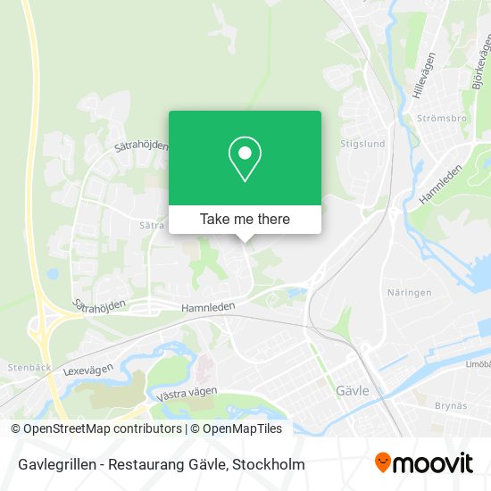 Gavlegrillen - Restaurang Gävle map