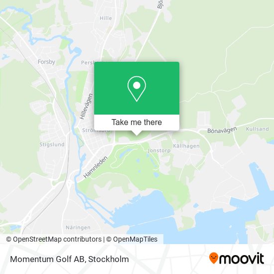 Momentum Golf AB map