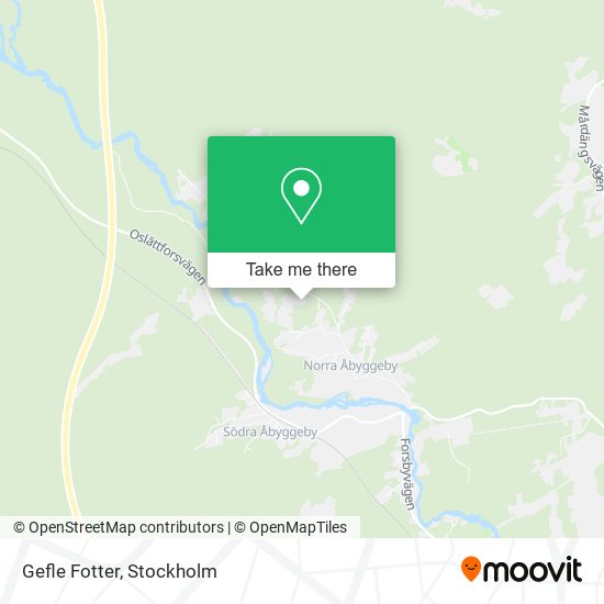 Gefle Fotter map